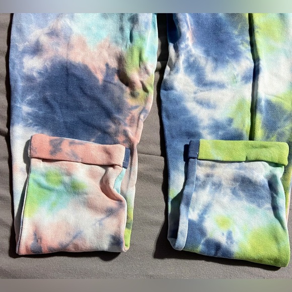 Sunset & Sixth Womens Juniors Cozy Tie Dye Jogger Sweatpants Size Medium 7/9 NEW - Picture 9 of 13